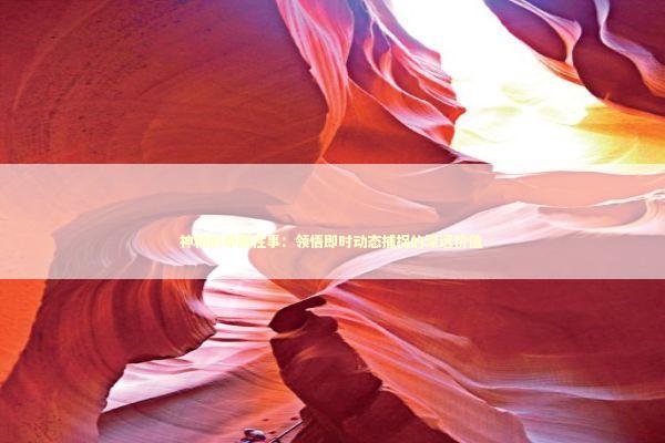 神秘的早期往事：领悟即时动态捕捉的深远价值